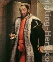 Portrait of Antonio Navagero painting - Giovanni Battista Moroni Portrait of Antonio Navagero art painting